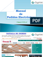 Manual - Pedidos Electrónicos GYPLAC