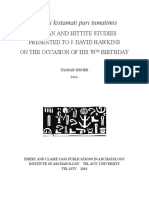 Luwian and Hittite Studies-The Political Antithesis and Foil of