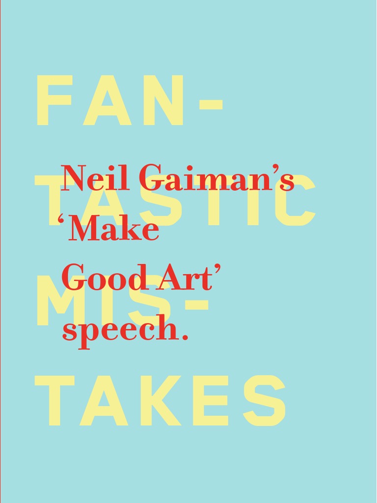 Make Good Art - Gaiman | PDF