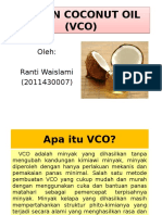 Virgin Coconut Oil (Vco)