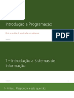 Aula 1 - Introdução A Programação