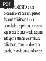 REQUERIMENTO