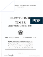 TM11-2395 Electronic Timer Photrix Model 1528
