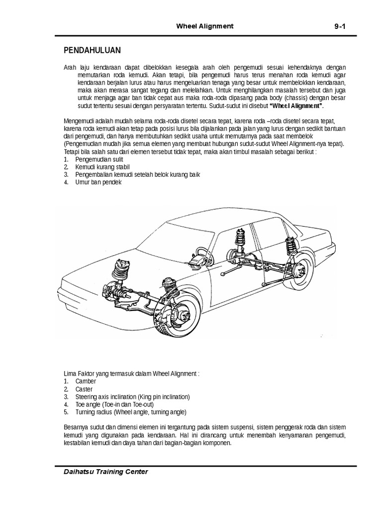 Pentingnya Penyelarasan Roda Mobil | PDF