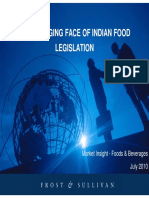 The Changing Face of Indian Food Legislation