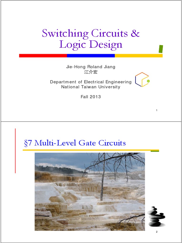 Multi-Level Logic Circuit Design Guide | PDF | Boolean Algebra ...