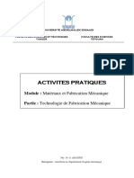 Cours Fabrication Akourri PDF