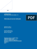 Laporan Praktikum Bahan Keramik