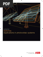 Switches: Applications in Photovoltaic Systems