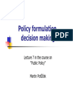 622 7 PP 15 Policy Formulation Decision Making