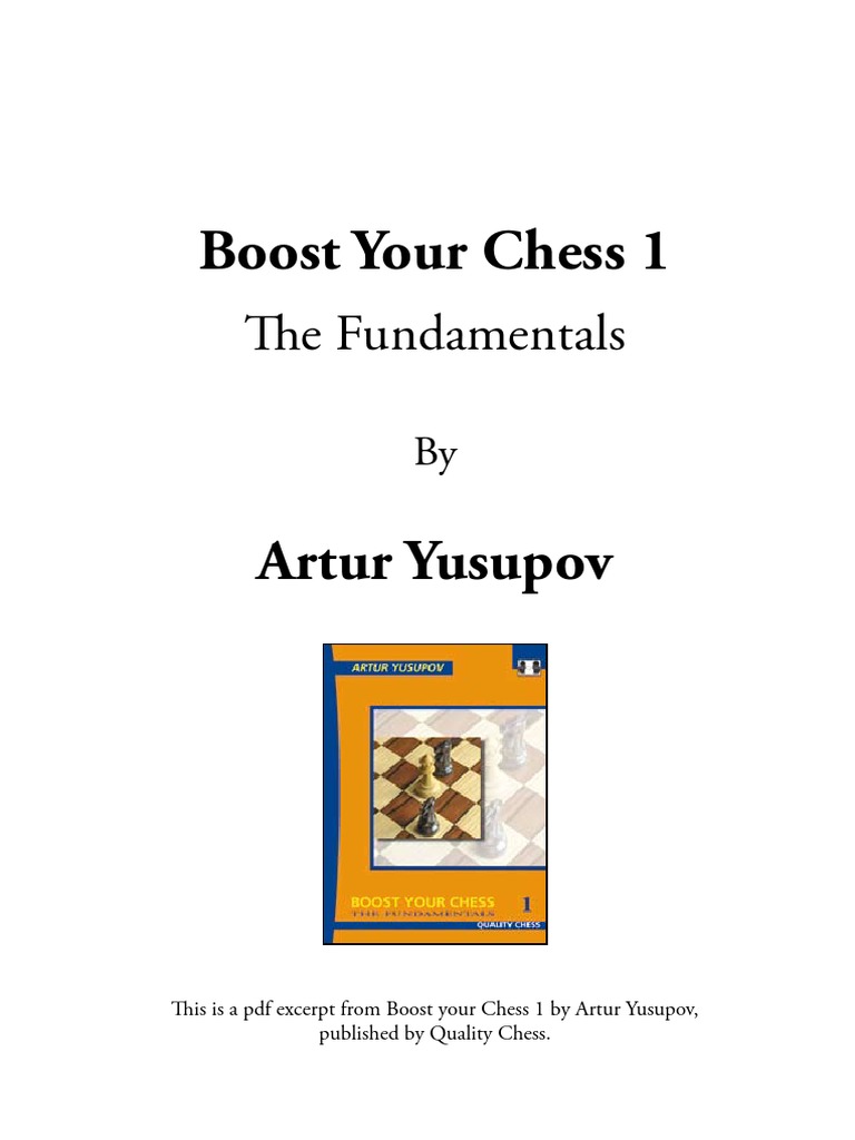 Yusupov Build Up Your Chess Pdf
