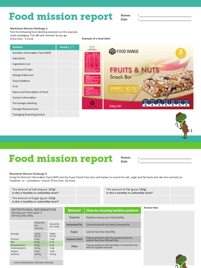 Food Labeling and Nutritional Analysis Guide | PDF | Nutrition Facts ...
