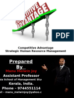 Competitive Advantage Strategic Human Resource Management