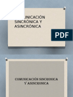 Comunicación Sincrónica y Asincrónica