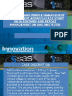 Incentives and People Management in A Different Approch (Case Study On Insentives and Pepole Management On Sas Institute)