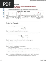 Bode Plot Examples