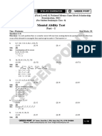 NTSE Examination MAT PDF