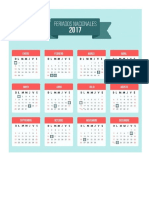 Calendario Anual 2017