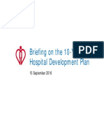 10-Year Hospital Development Plan Briefing