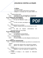 Tipos de Violencia Contra La Mujer