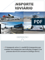 Trabalho de Transporte Aeroviário (Auxiliar de Operações Logísticas) Slides