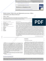 Marine omega-3 fatty acids and inflammatory processes