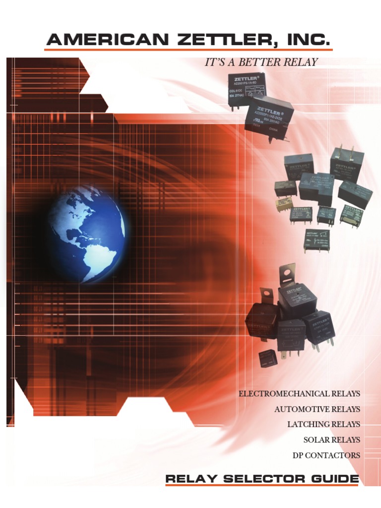 American Zettler, Inc. Electromechanical Relay Selection Guide | PDF ...