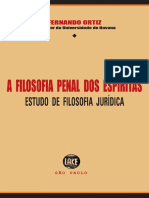 Fernando Ortiz - A Filosofia Penal Dos Espítas - Estudo de Filosofia Jurídica