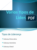 Tipos de Liderança