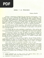 Hegel Y La Teología.