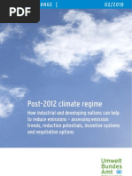 Post 2012 Climate Regime