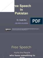 Free Speech in Pakistan: Dr. Awab Alvi