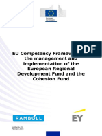 EU Competency Framework For The Management and Implementation of The European Regional Development Fund and The Cohesion Fund