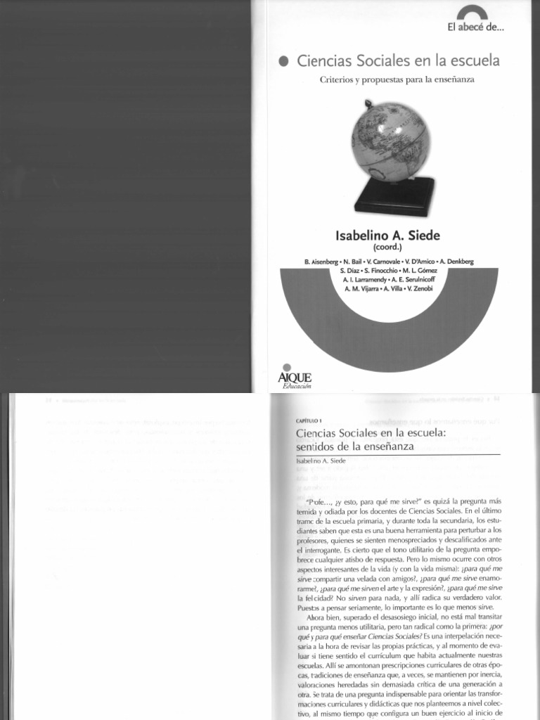 Ciencias Sociales en La Escuela: Sentidos de La Enseñanza. | PDF