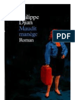 Maudit Manège by Philippe Djian
