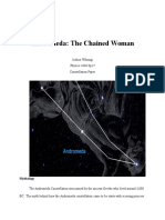 Andromeda: The Chained Woman: Joshua Wihongi Physics 1040 Sp17 Constellation Paper