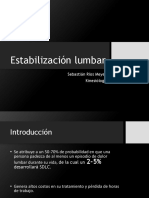 Estabilización Lumbar