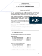 3 Avril 2017 - Compte Rendu Du Conseil Municipal de Mignovillard