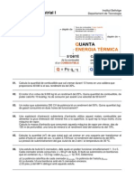 Combustibles. Exercicis