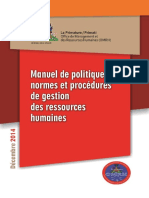 Manuel Procedures de Gestions Des RH