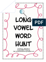 Long Vowel Word Hunt