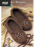 Mocassim de croche