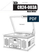 Crosley CR24-003A Manual