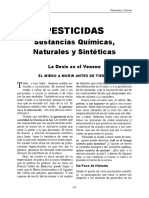 PESTICIDAS Sustancias Químicas, Naturales y Sintéticas - Eduardo Ferreyra