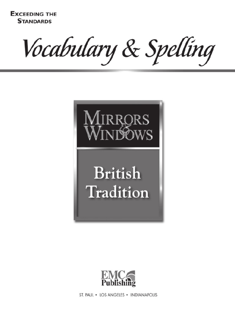 Exceeding The Standards Vocabulary Spelling British Traditio PDF PDF
