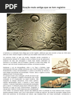 A Suméria é a Civilização Mais Antiga Que Se Tem Registro