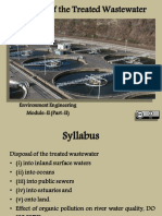 Disposal of the Sewage Effluents