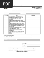 Hes Tornado Drill Checklist | PDF