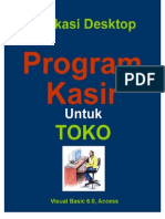 Desain Program TOKO - Aplikasi Penjualan dan Pembelian Barang Untuk Toko dengan Visual Basic 6