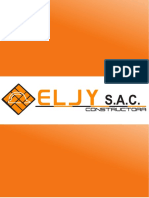 Brochure Constructora Eljy S.A.C. 2017 